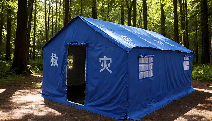 Хаймаҳои ёрии таъҷилӣ хати мудофиаро барои ҳифзи ҳаёт мустаҳкам мекунанд